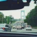 view of road focuway dash camera front and rear